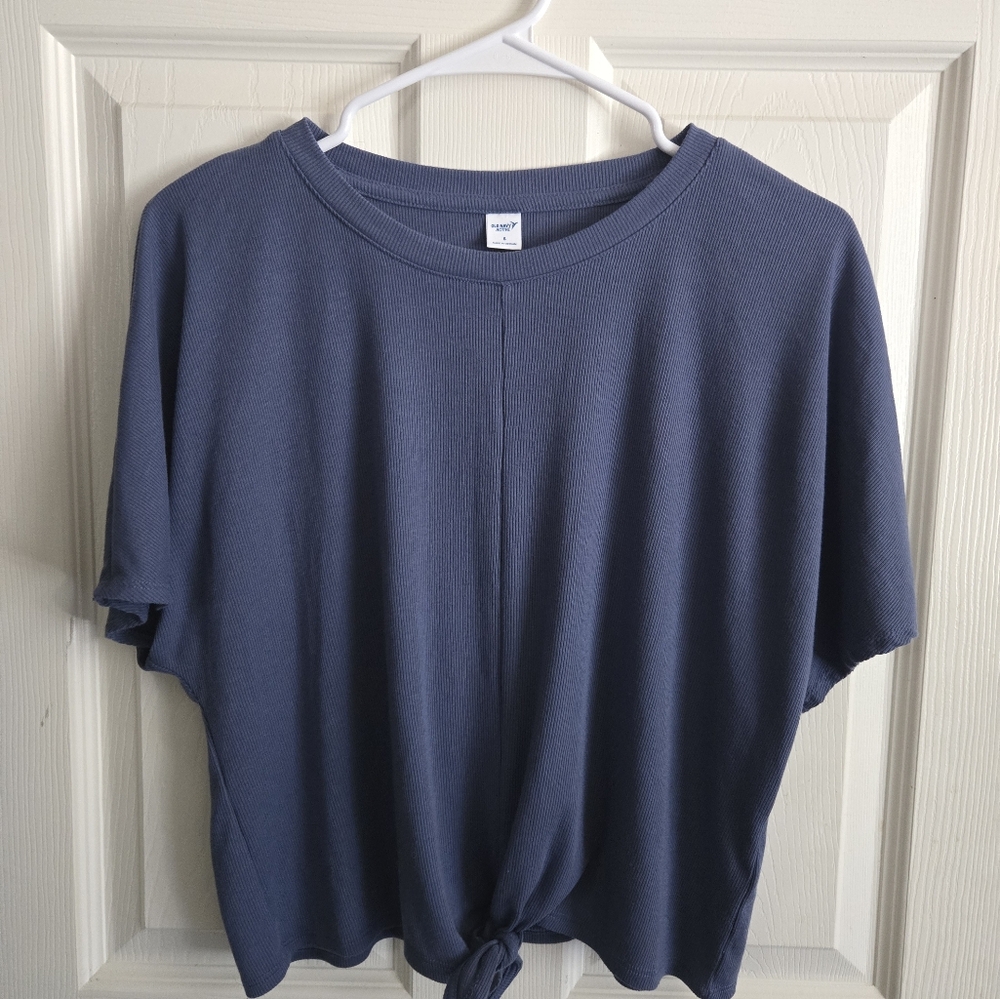 Old Navy Active Navy Tied Top S